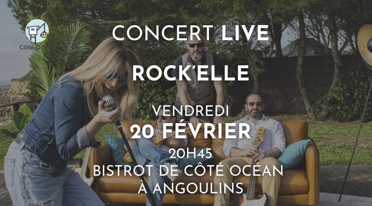 Concert Rock'Elle au Bistrot Côté Océan Concert Rock'Elle au Bistrot Côté Océan