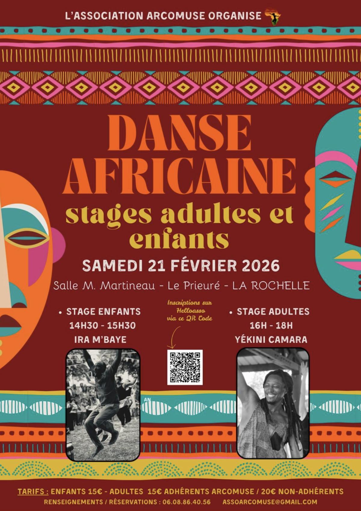 Stages de danse africaine à la Salle M. Martineau Stages de danse africaine à la Salle M. Martineau