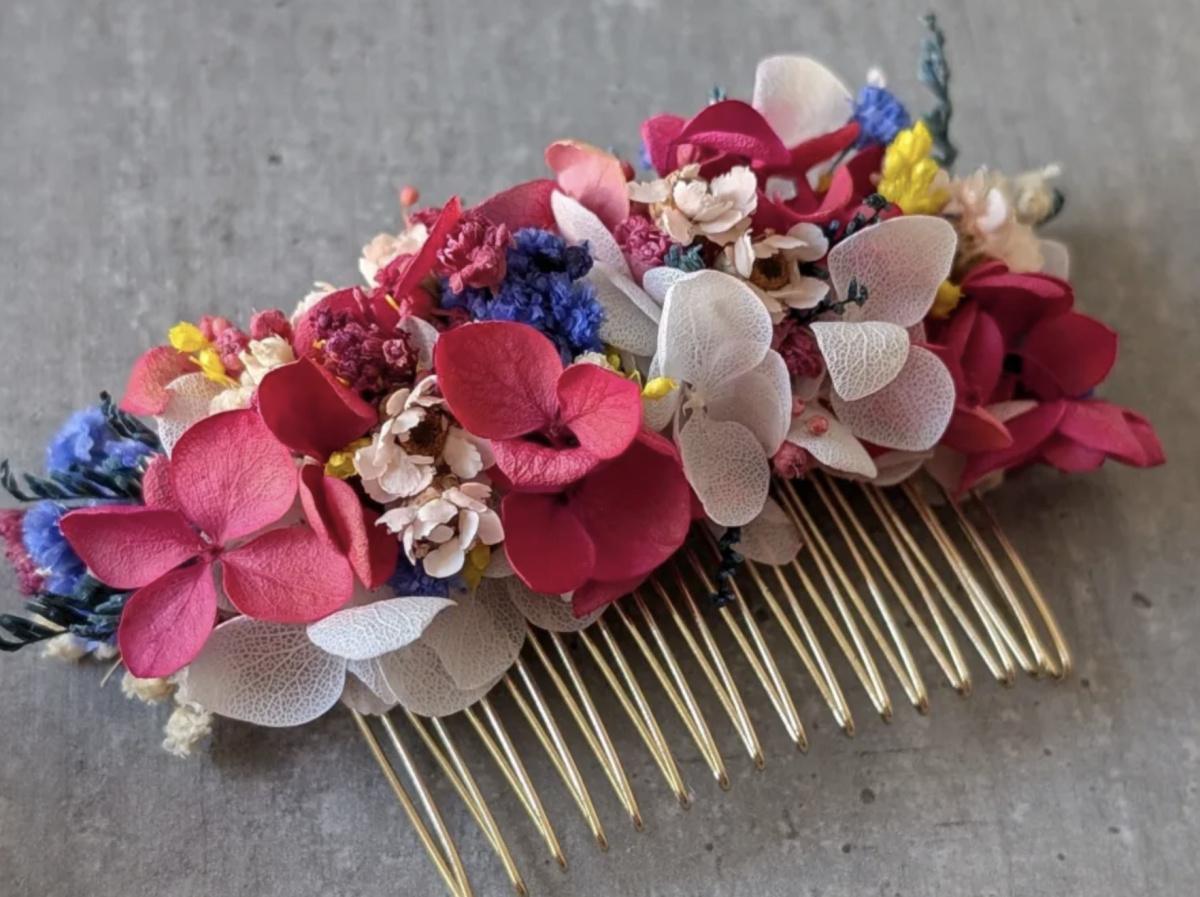  Atelier peigne fleuri à L'Atelier des possibles