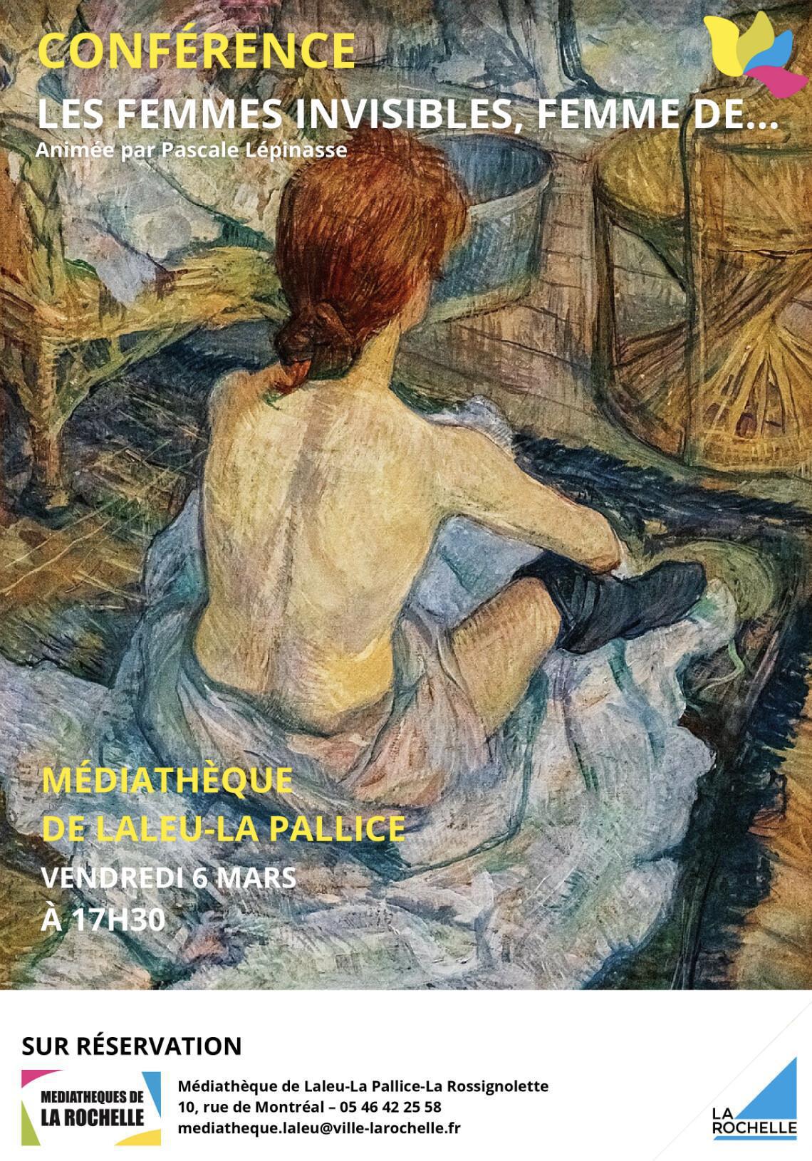 Conférence "Les femmes invisibles, femmes de..." à la Médiathèque de Laleu Conférence "Les femmes invisibles, femmes de..." à la Médiathèque de Laleu