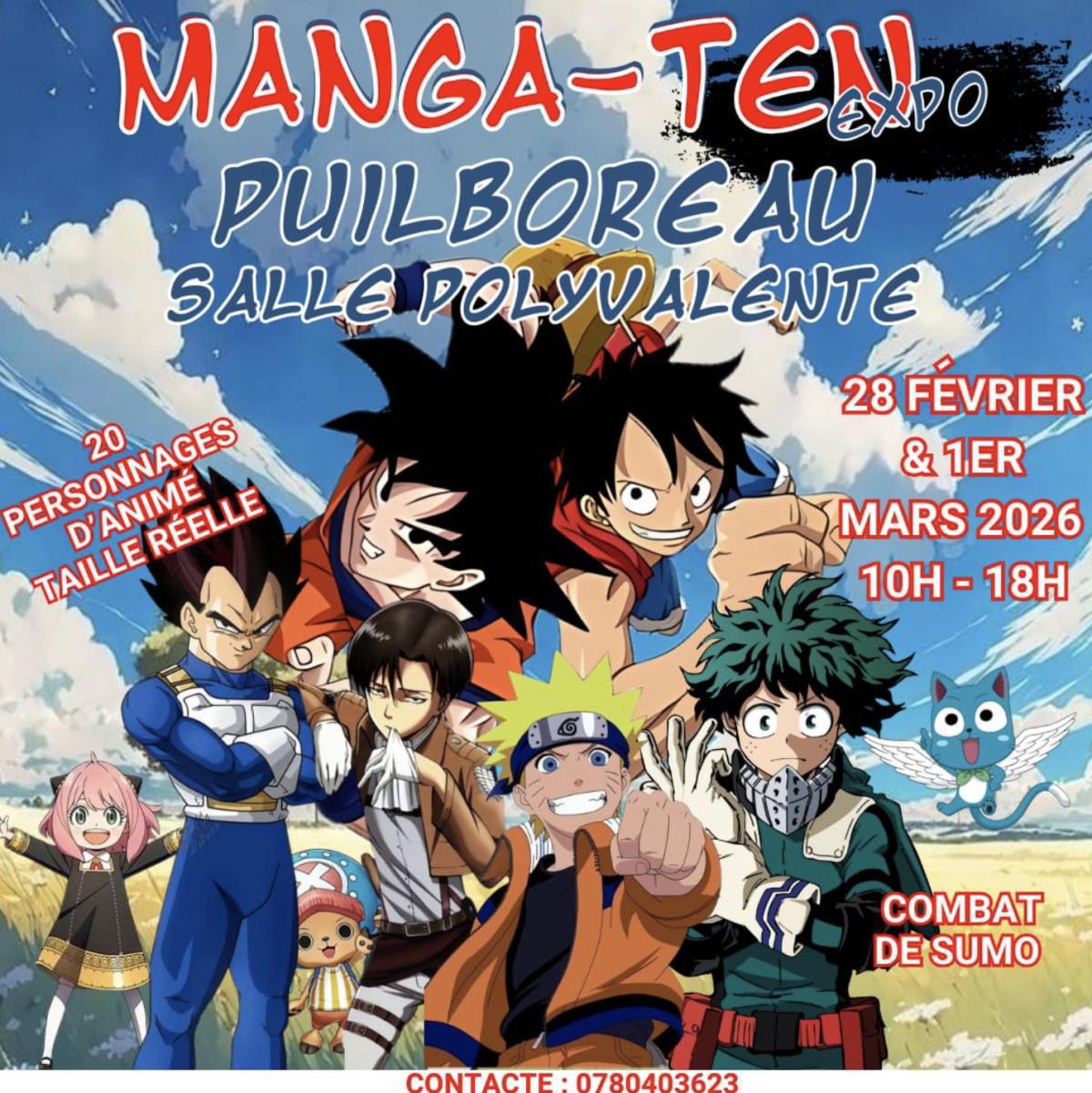MANGA-TEN EXPO à la Puilboreau