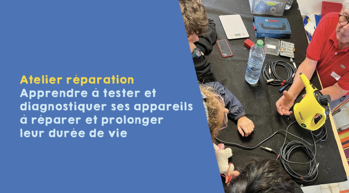 Atelier réparation à La Belle Affaire