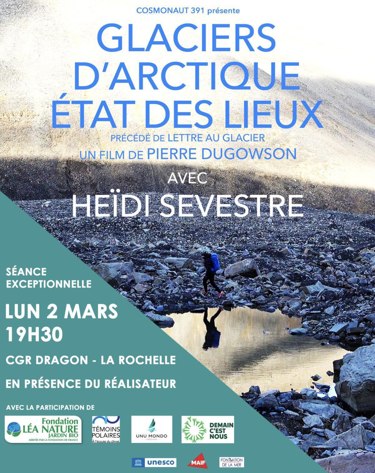 Projection "Glaciers d'Arctique, état des lieux" au CGR Dragon Projection "Glaciers d'Arctique, état des lieux" au CGR Dragon