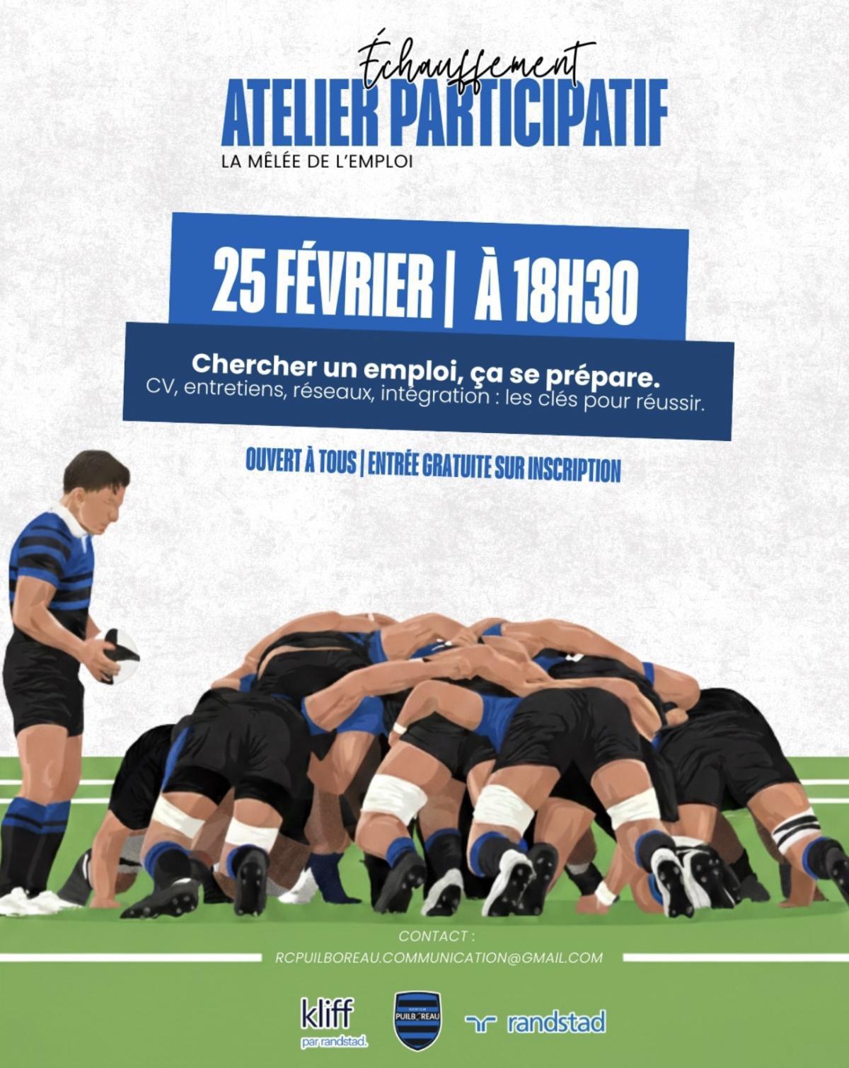 Atelier participatif du RCP au Stade de la Tourtillère