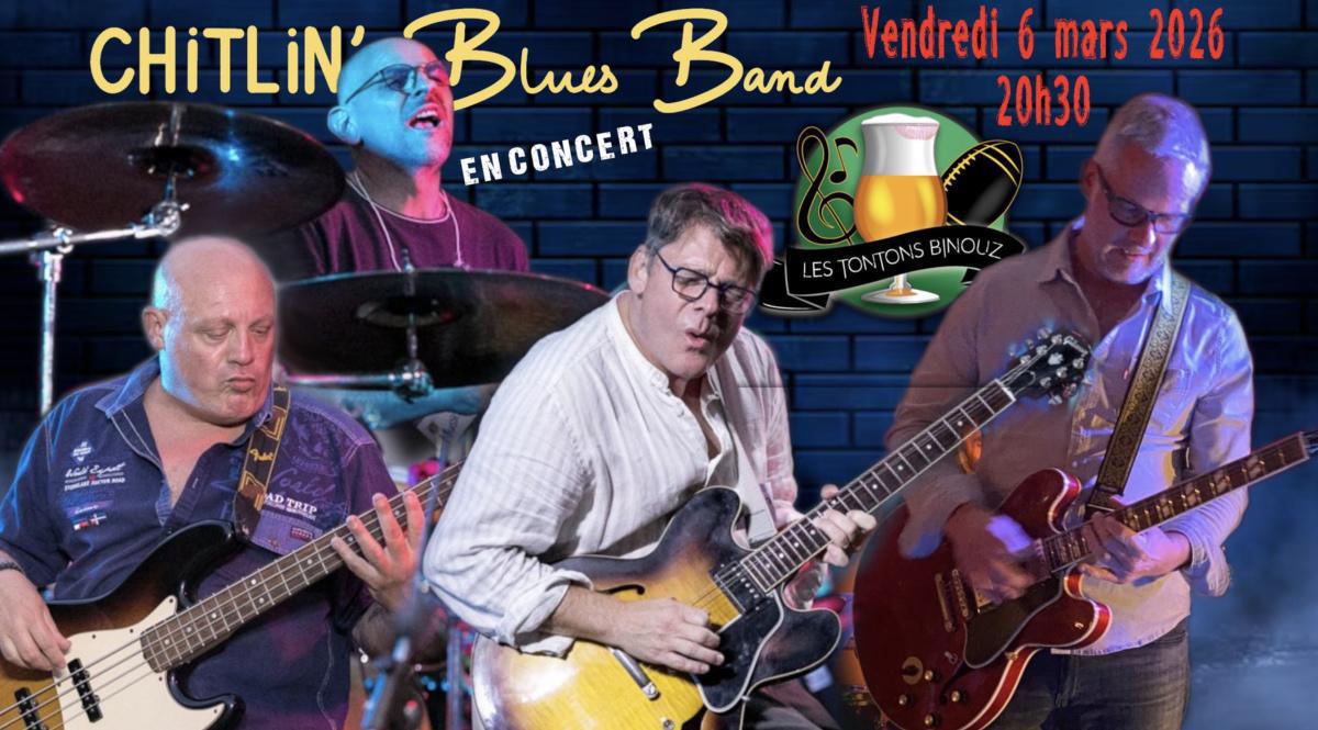 Chitlin' Blues Band en concert aux Tontons Binouz