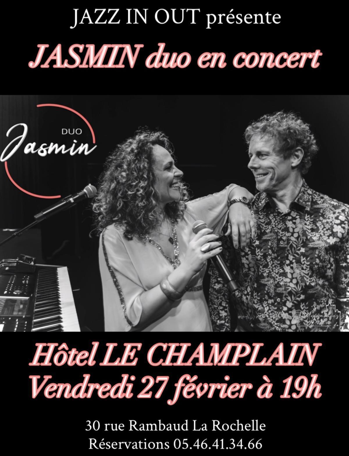 Concert JASMIN duo au Champlain Concert JASMIN duo au Champlain
