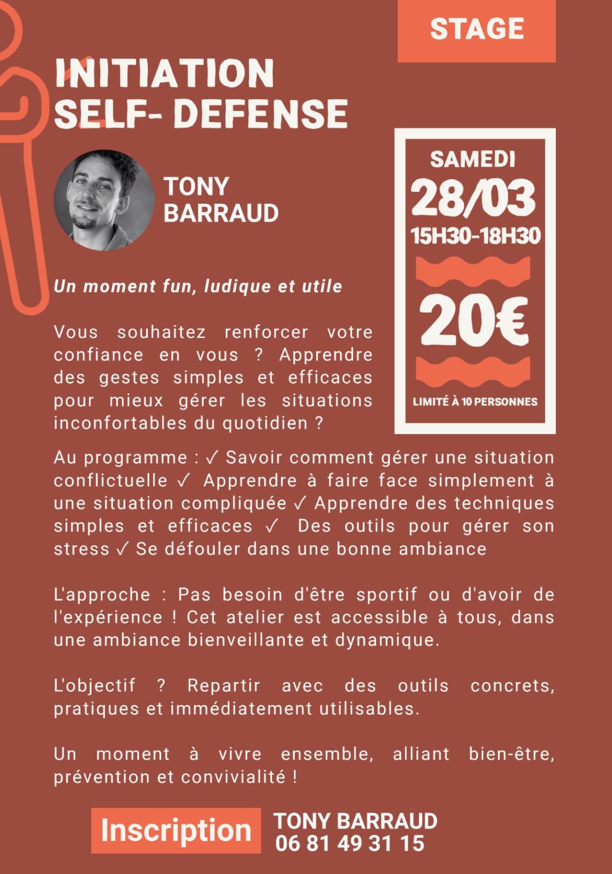 Initiation Self-Défense à Léopold