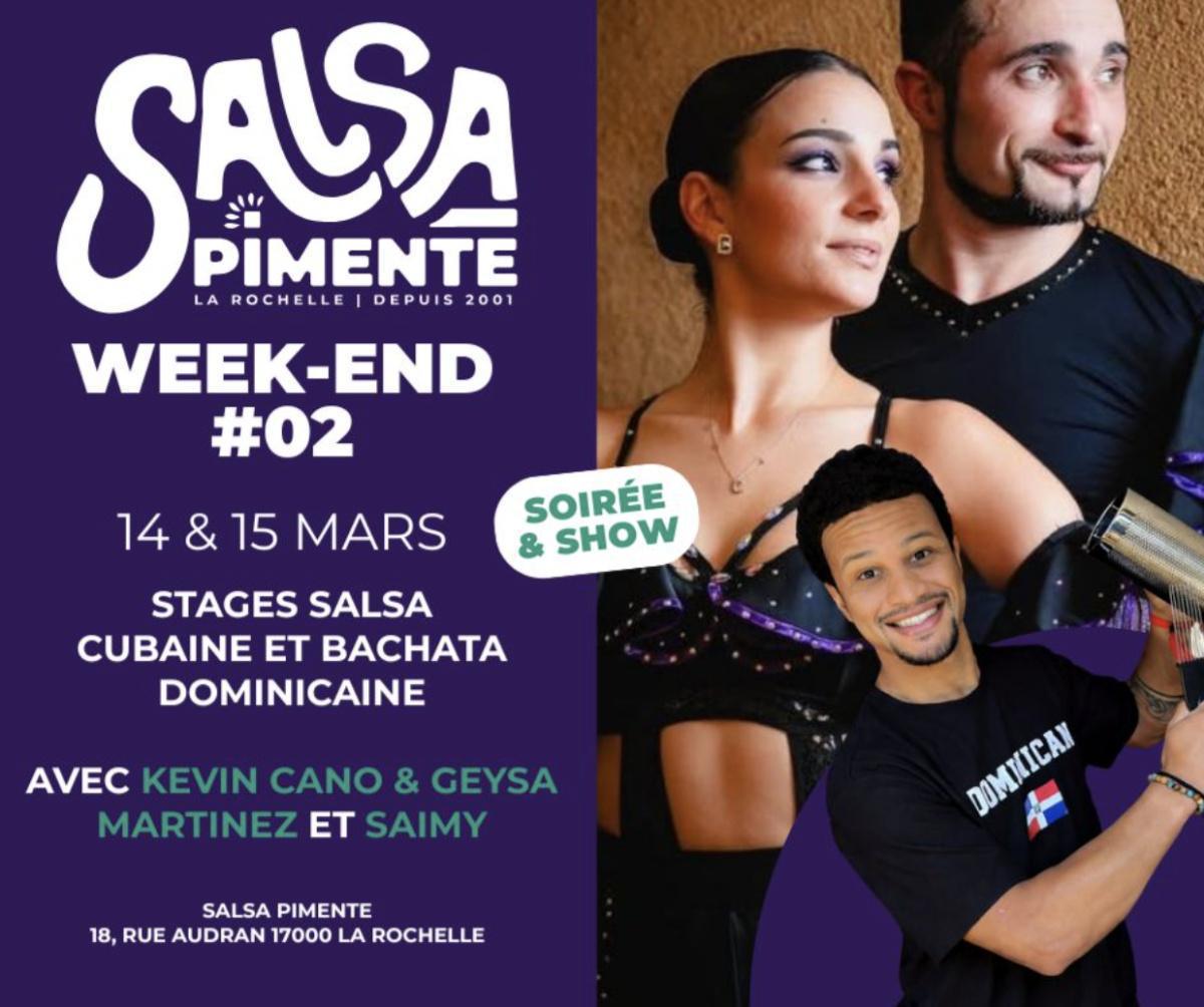 Week-end #02 de Stage Salsa Cubaine et Bachata Dominicaine à Salsa Pimente