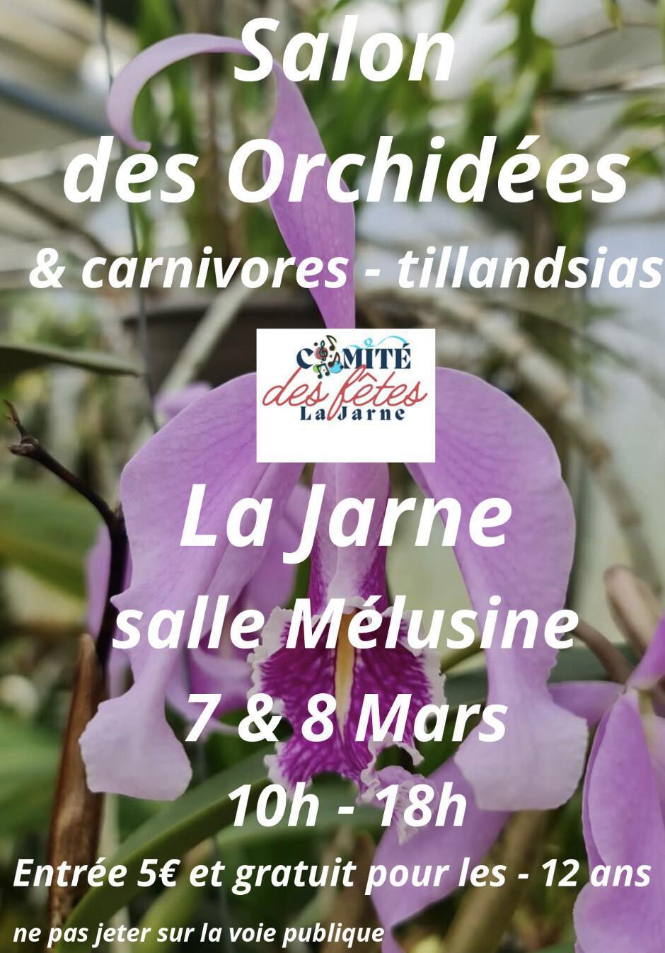 Salon des Orchidées à la salle Mélusine Salon des Orchidées à la salle Mélusine