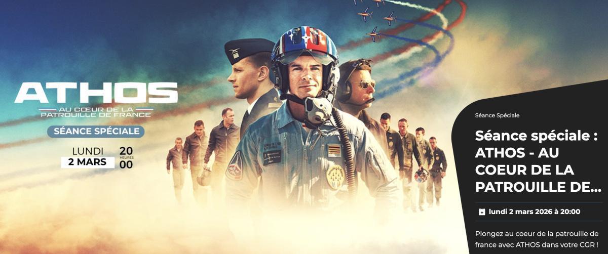 Athos - Au cœur de la Patrouille de France au CGR La Rochelle - Les Minimes