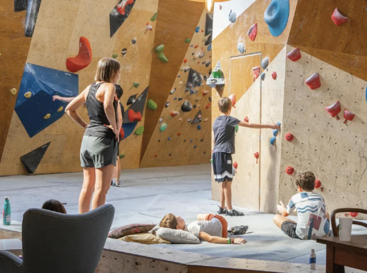 Séance d'escalade aux Cabanes Urbaines