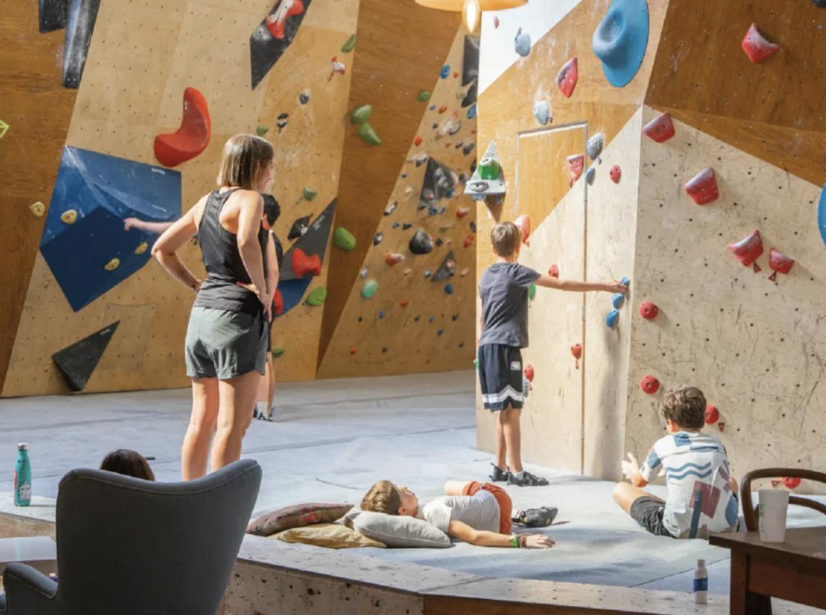 Séance d'escalade aux Cabanes Urbaines