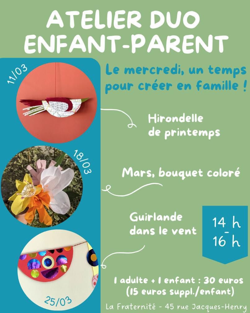 Atelier Créatif Parent-Enfant à La Rochelle | Bouquet Coloré Atelier Créatif Parent-Enfant à La Rochelle | Bouquet Coloré