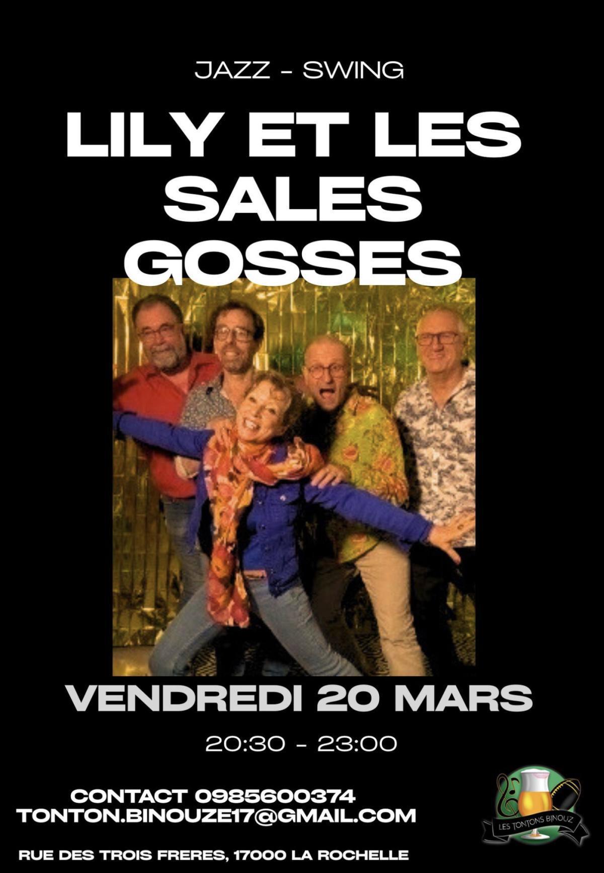 Concert Lily et les sales gosses aux Tontons Binouz Concert Lily et les sales gosses aux Tontons Binouz