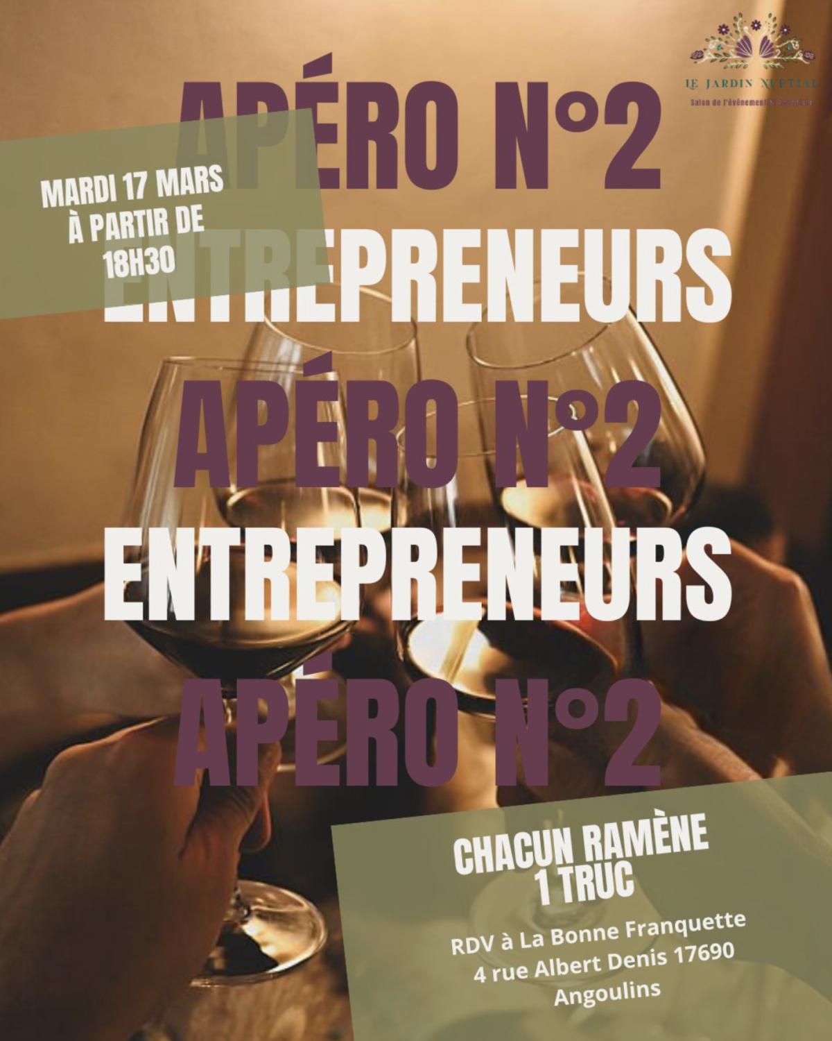 Apéro entrepreneur #2 à La Bonne Franquette