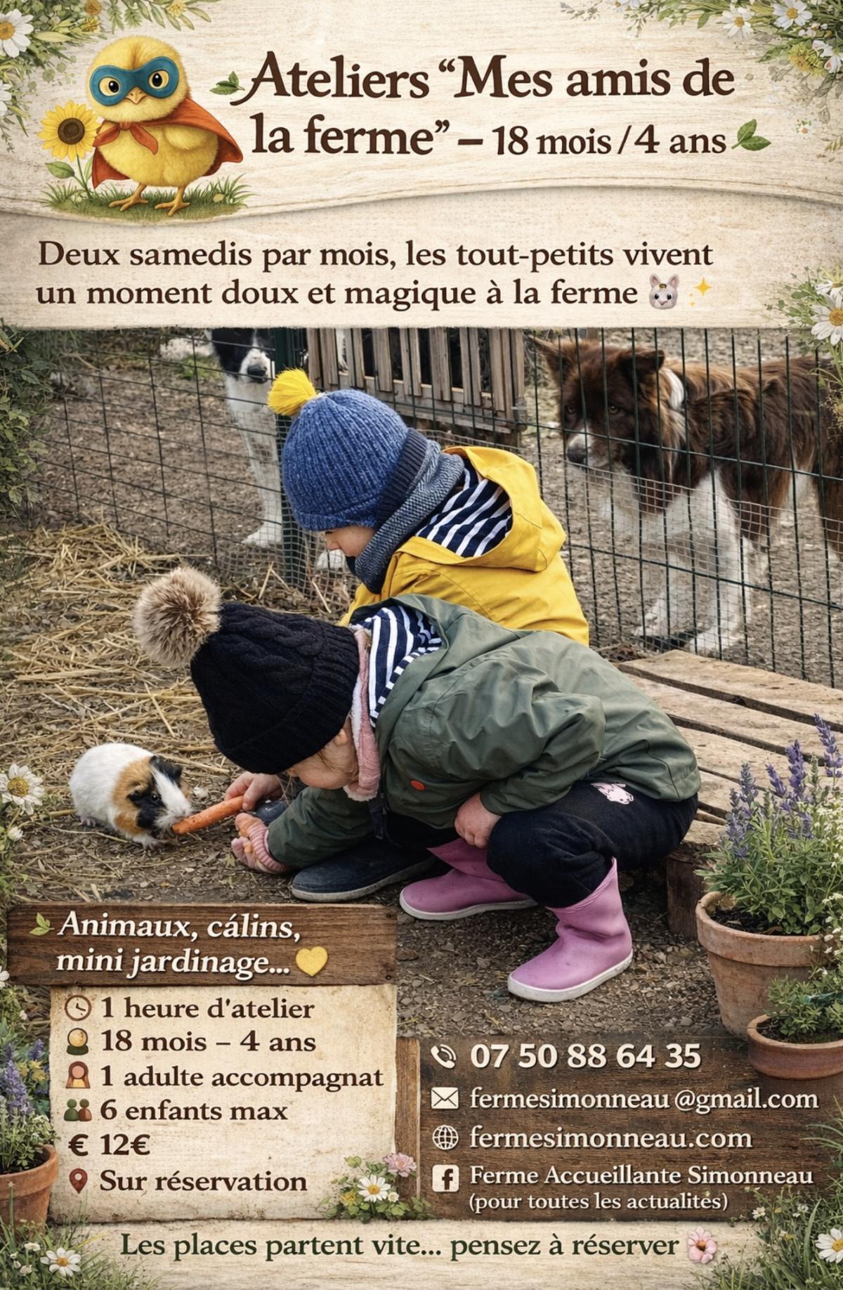 Atelier Sensoriel à la Ferme Accueillante Simonneau Atelier Sensoriel à la Ferme Accueillante Simonneau