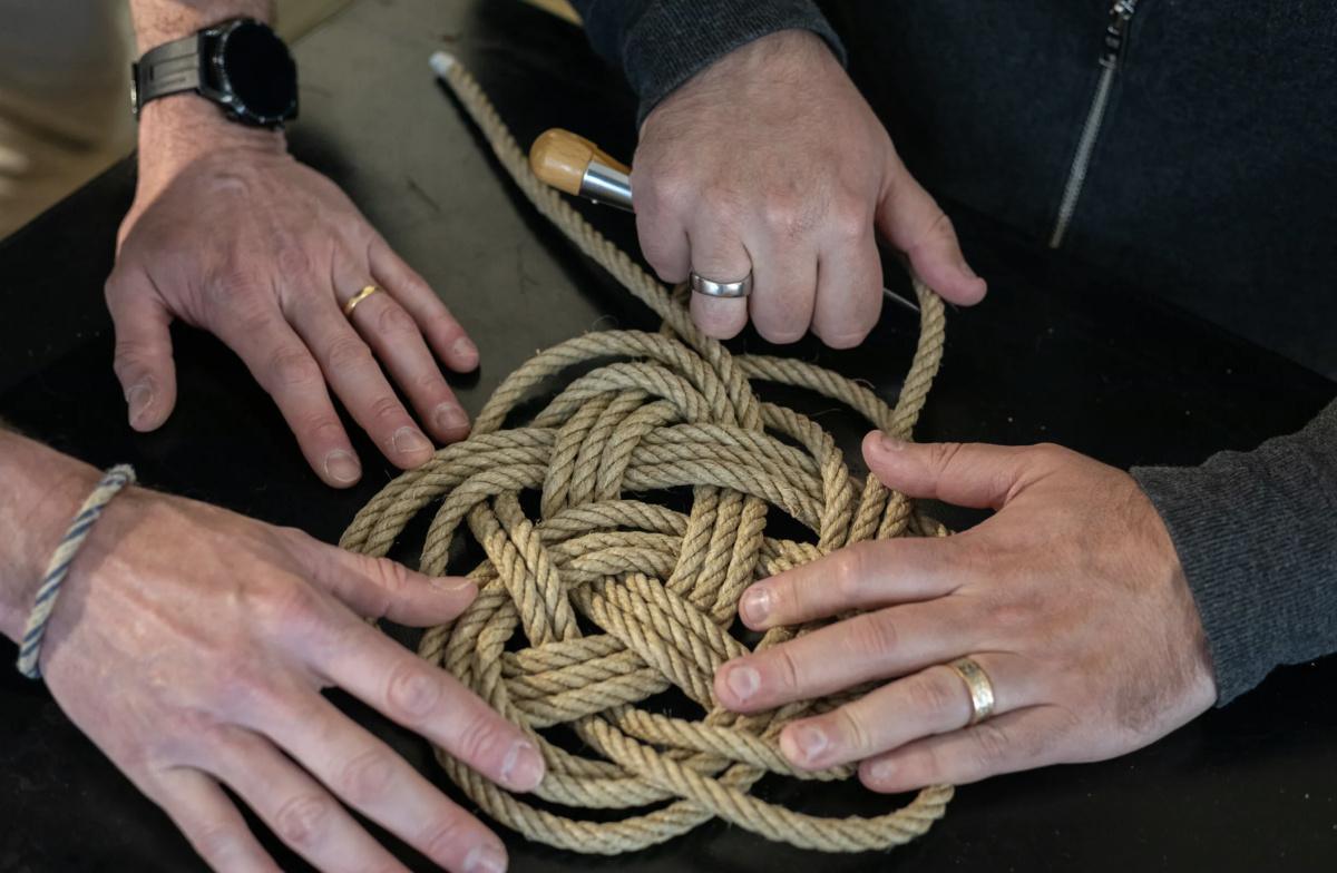 Atelier Fabriquez votre dessous de plat en nœud marin 