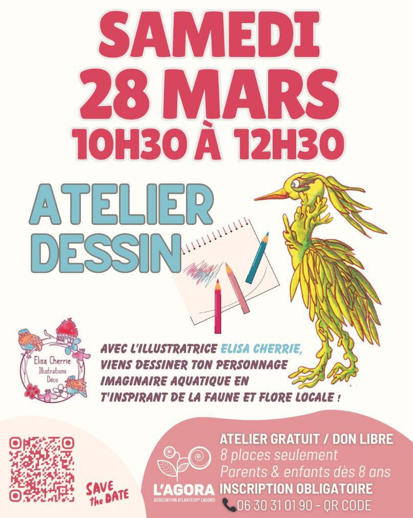 Atelier dessin : Crée ton personnage imaginaire aquatique Atelier dessin : Crée ton personnage imaginaire aquatique