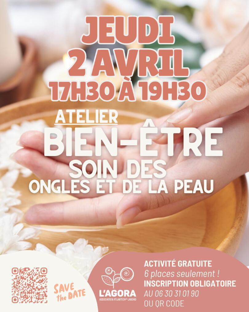 Atelier Bien-être : Soin des Mains & de la Peau Atelier Bien-être : Soin des Mains & de la Peau