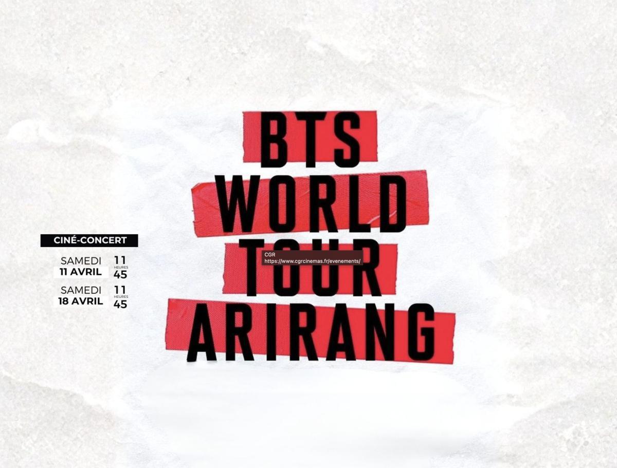 BTS World Tour "Arirang" au CGR Les Minimes