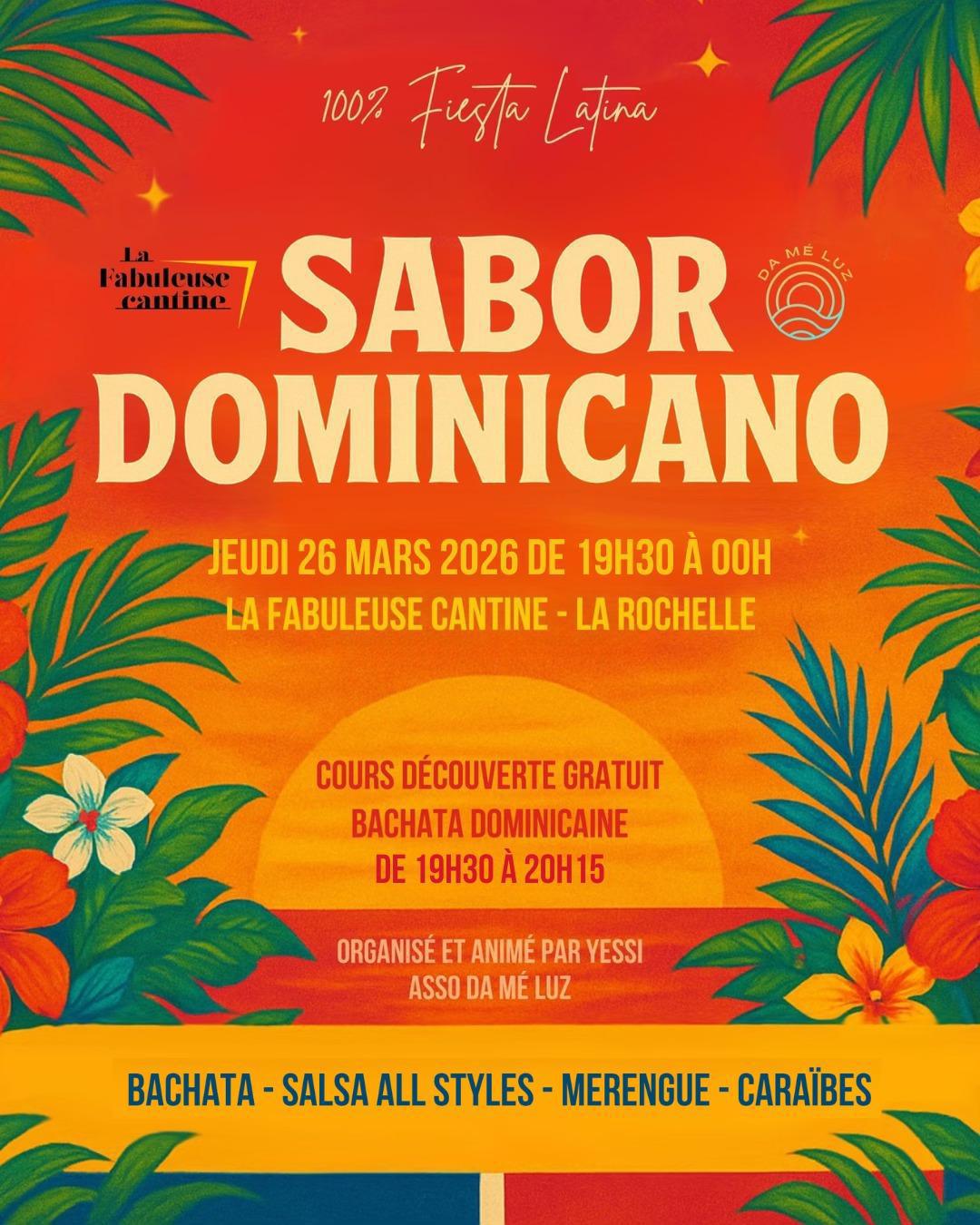 Soirée Sabor Dominicano : 100% Fiesta Latina