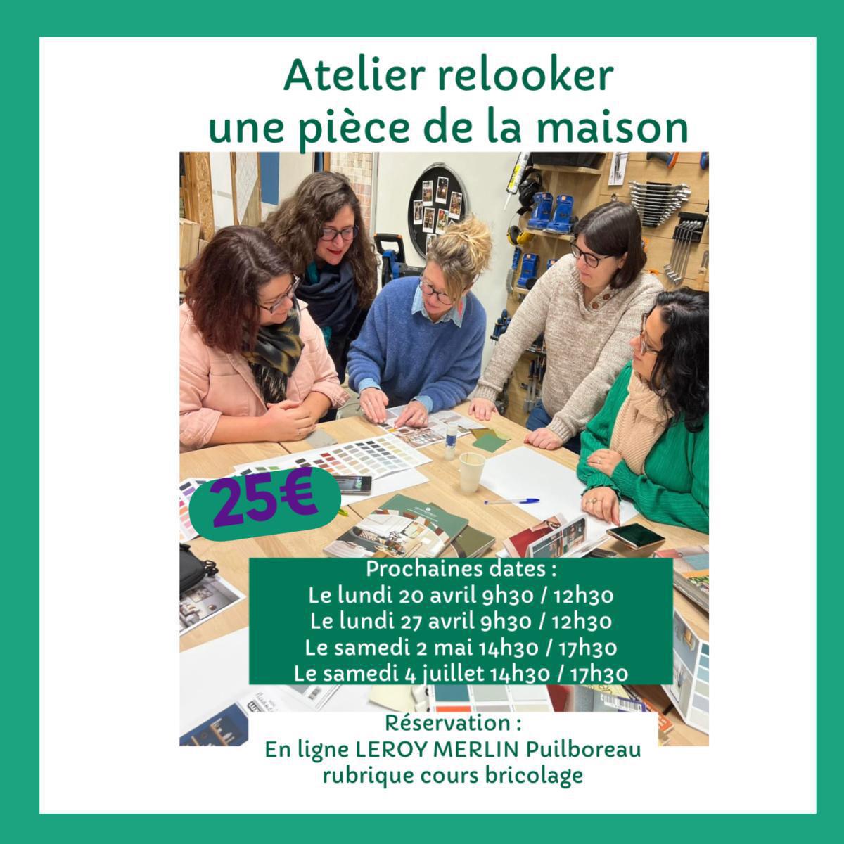 ⭐️ Atelier : Relooker une pièce de sa maison ⭐️ Atelier : Relooker une pièce de sa maison
