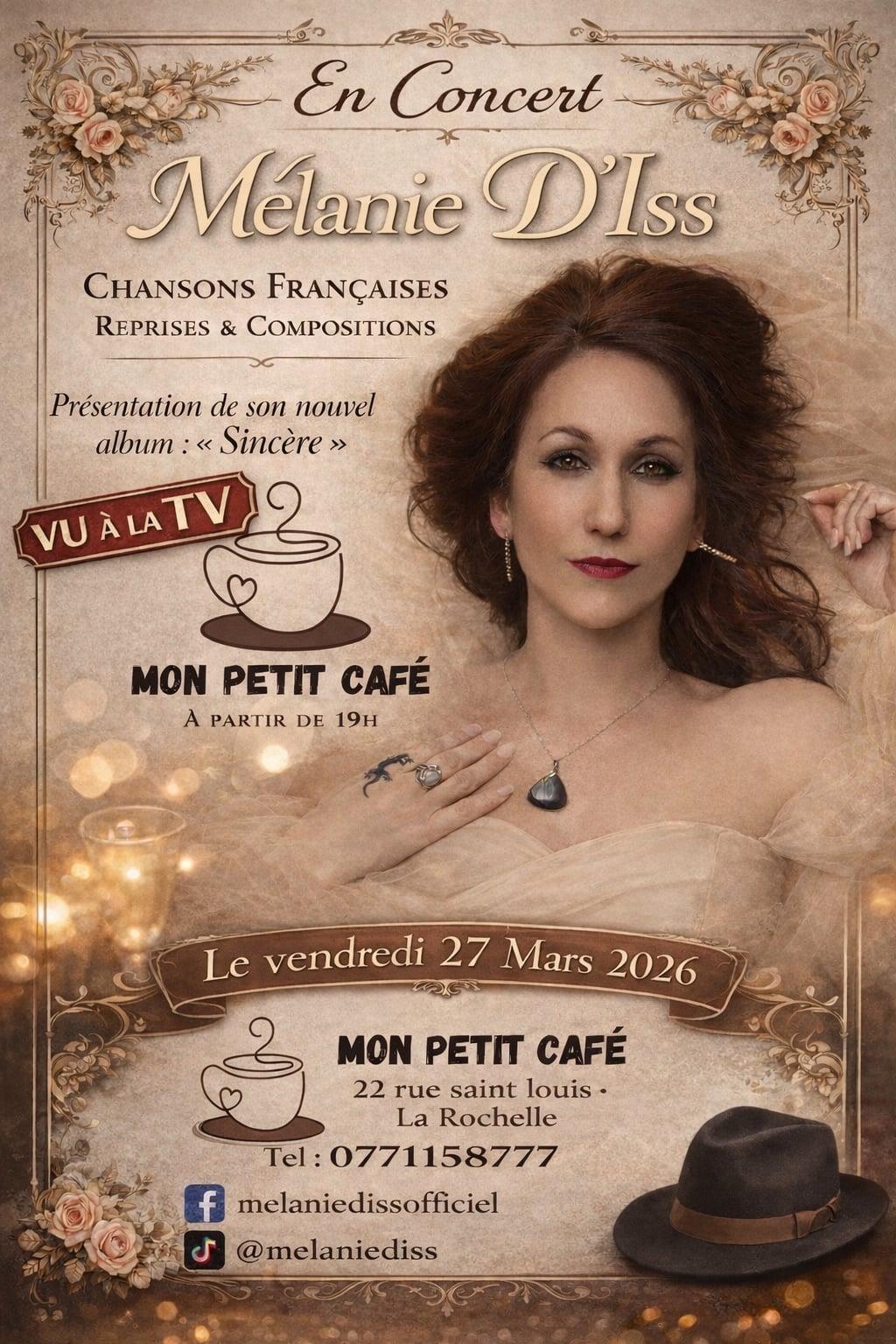 Concert Mélanie D’Iss Concert Mélanie D’Iss