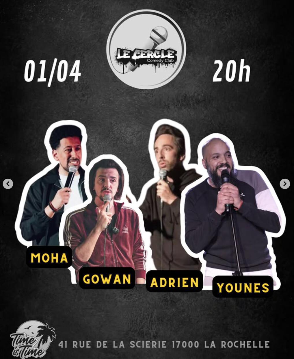 ⭐️ Le Cercle Comedy Club - Spécial "No Limit"