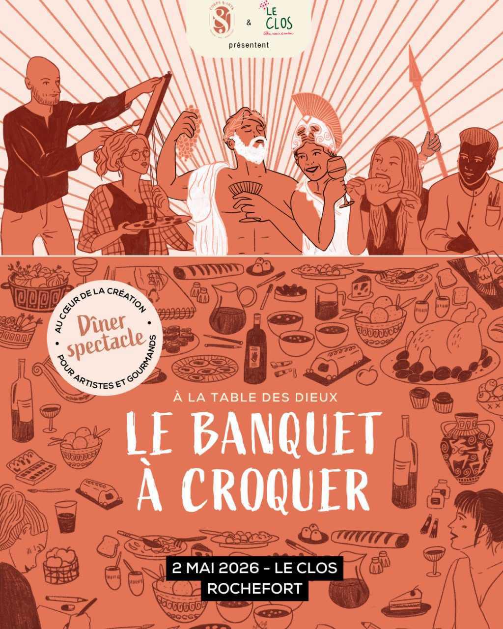 Le Banquet à croquer : À la table des dieux Le Banquet à croquer : À la table des dieux