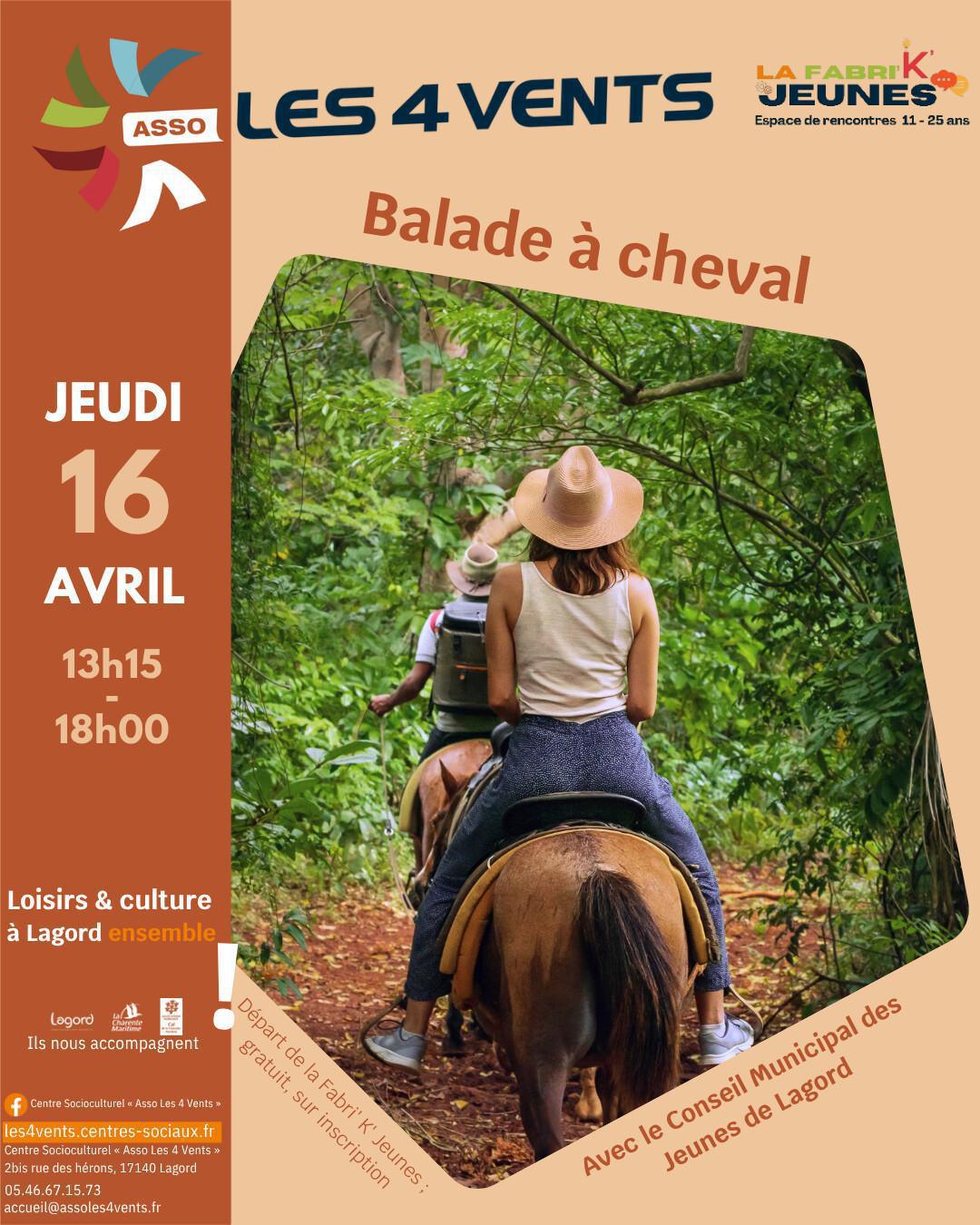 Balade à cheval au Marais en Selle (11-25 ans) Balade à cheval au Marais en Selle (11-25 ans)