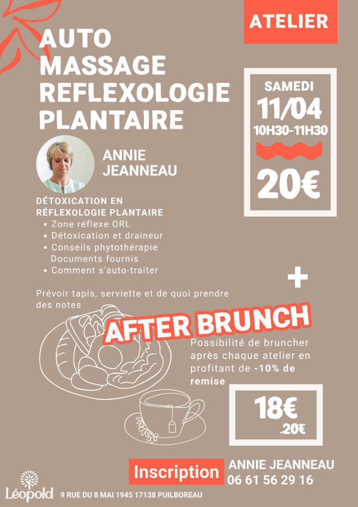 ⭐️ Atelier Auto-Massage & Réflexologie Plantaire chez Léopold