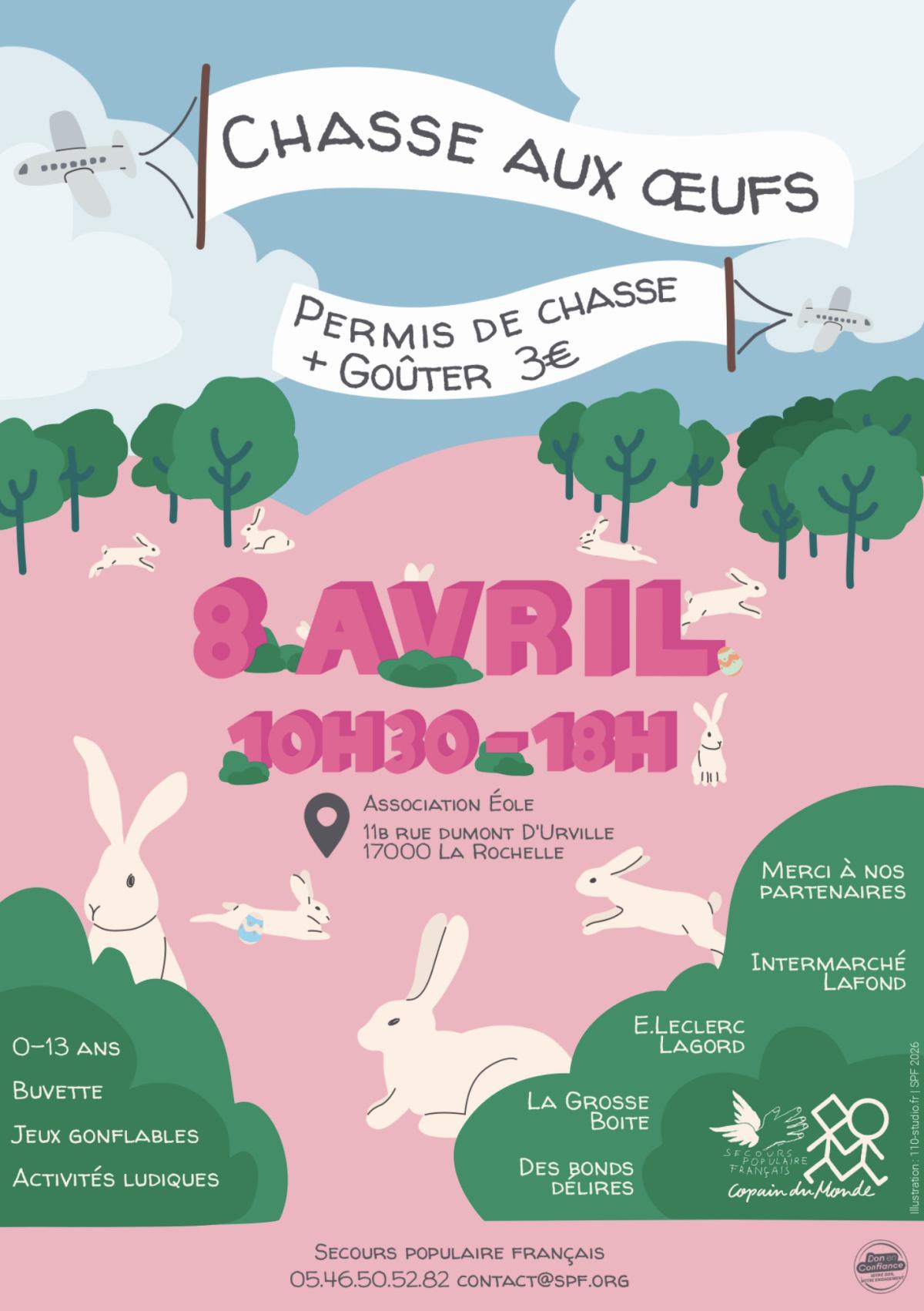 Chasse aux oeufs solidaire 