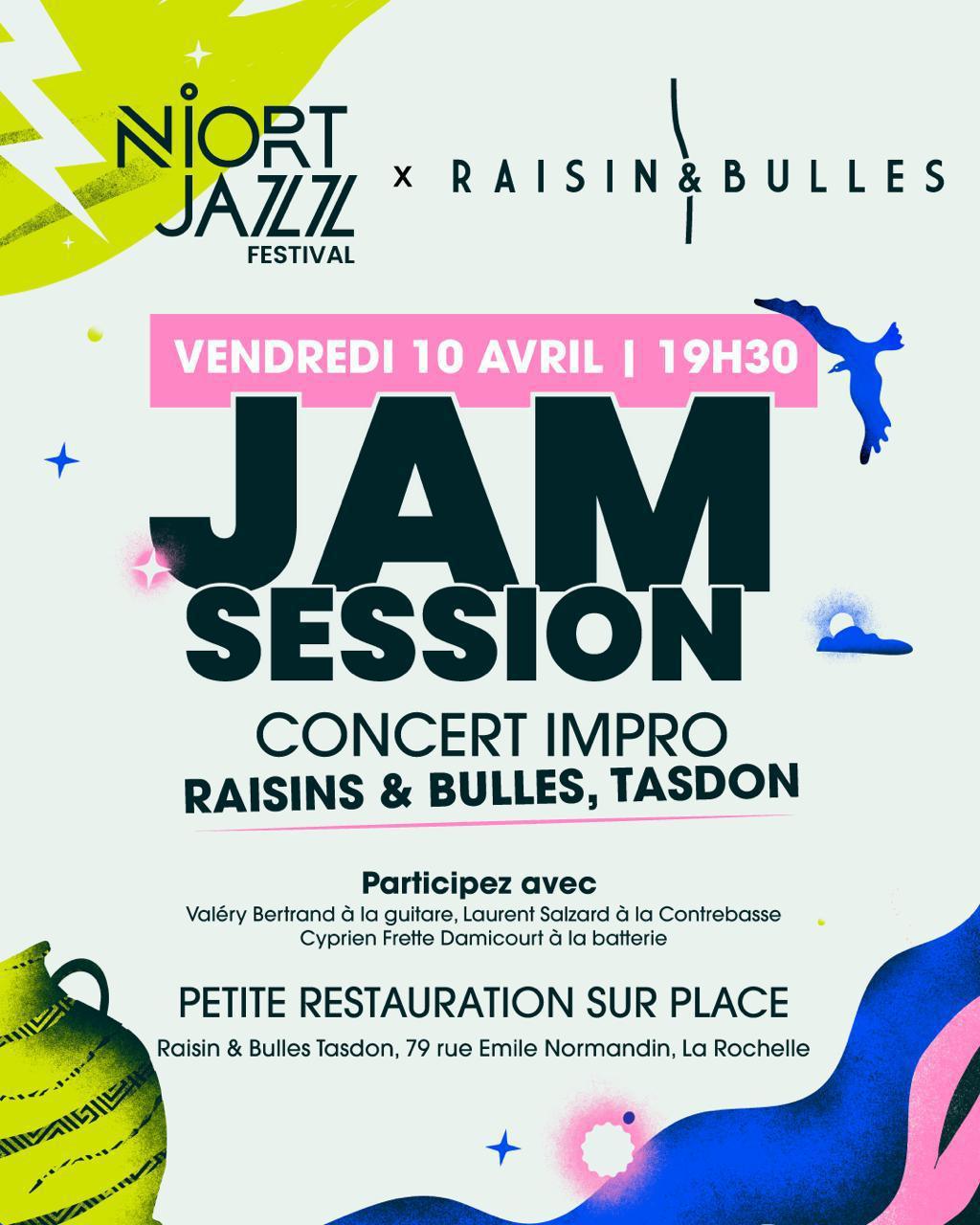 Jam Session : Le Niort Jazz Festival s'invite à La Rochelle Jam Session : Le Niort Jazz Festival s'invite à La Rochelle