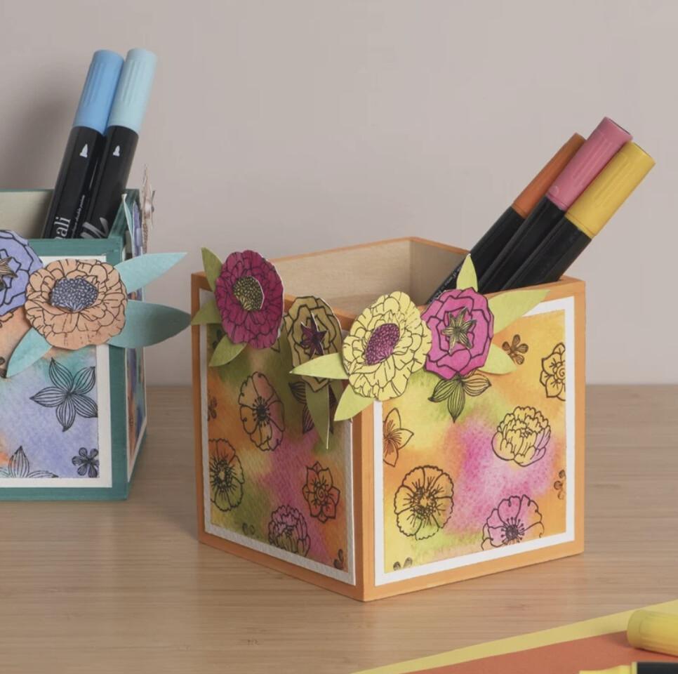 Atelier Mini Eveil Créatif - Pot à crayons aquarelle au Cultura Puilboreau