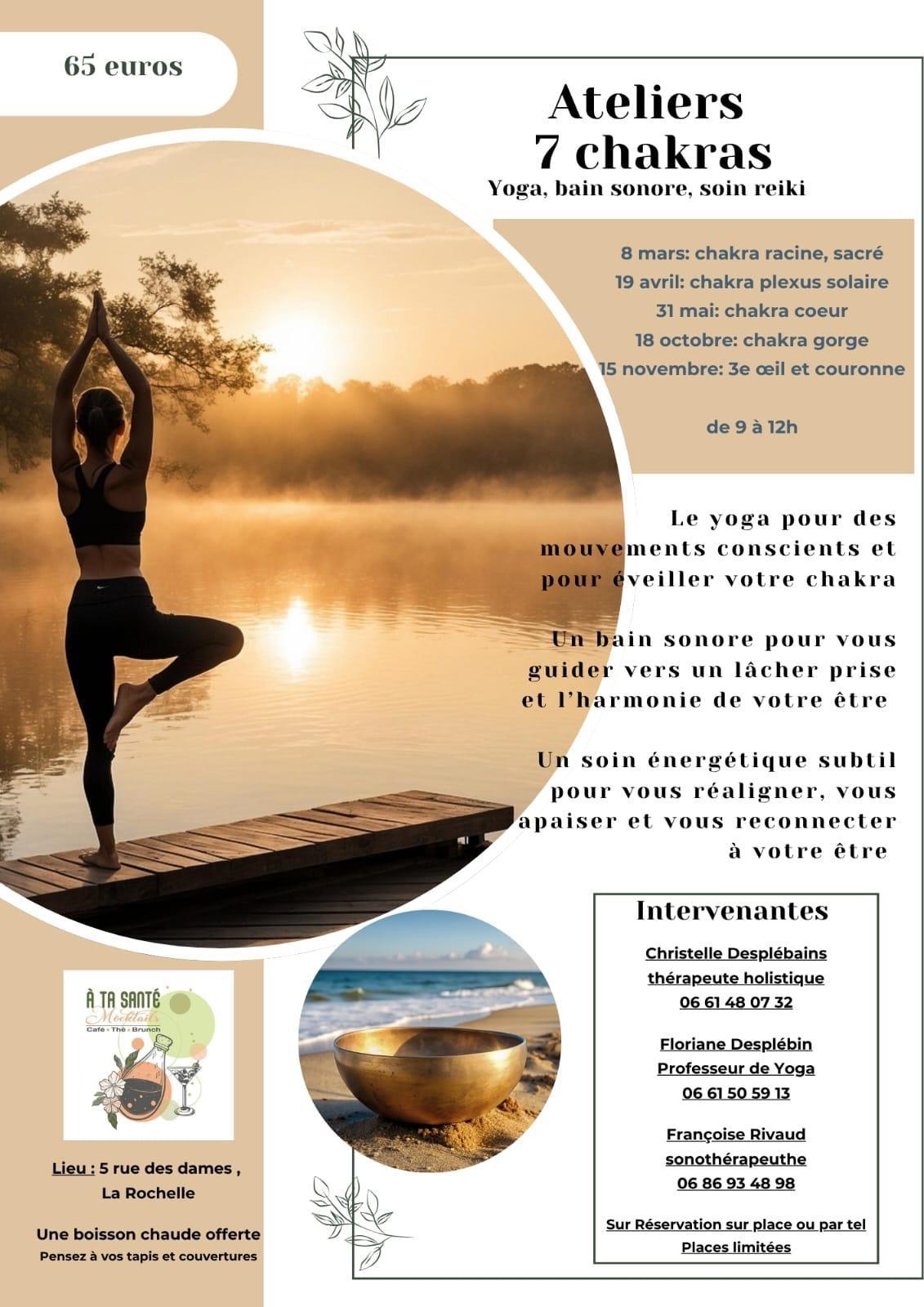 ⭐️ Atelier 7 Chakras : Plexus Solaire (Yoga, Sonothérapie & Reiki)