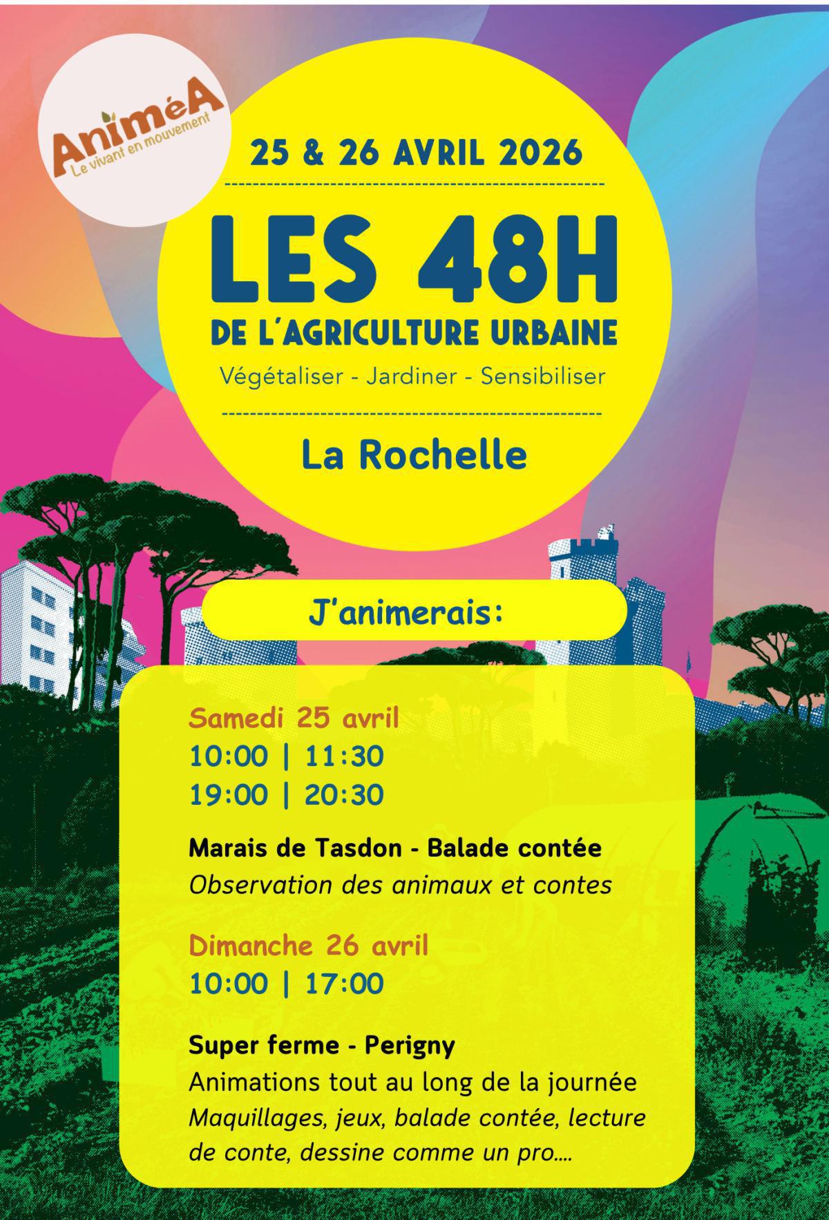 ⭐️ Animéa aux 48H de l’Agriculture Urbaine