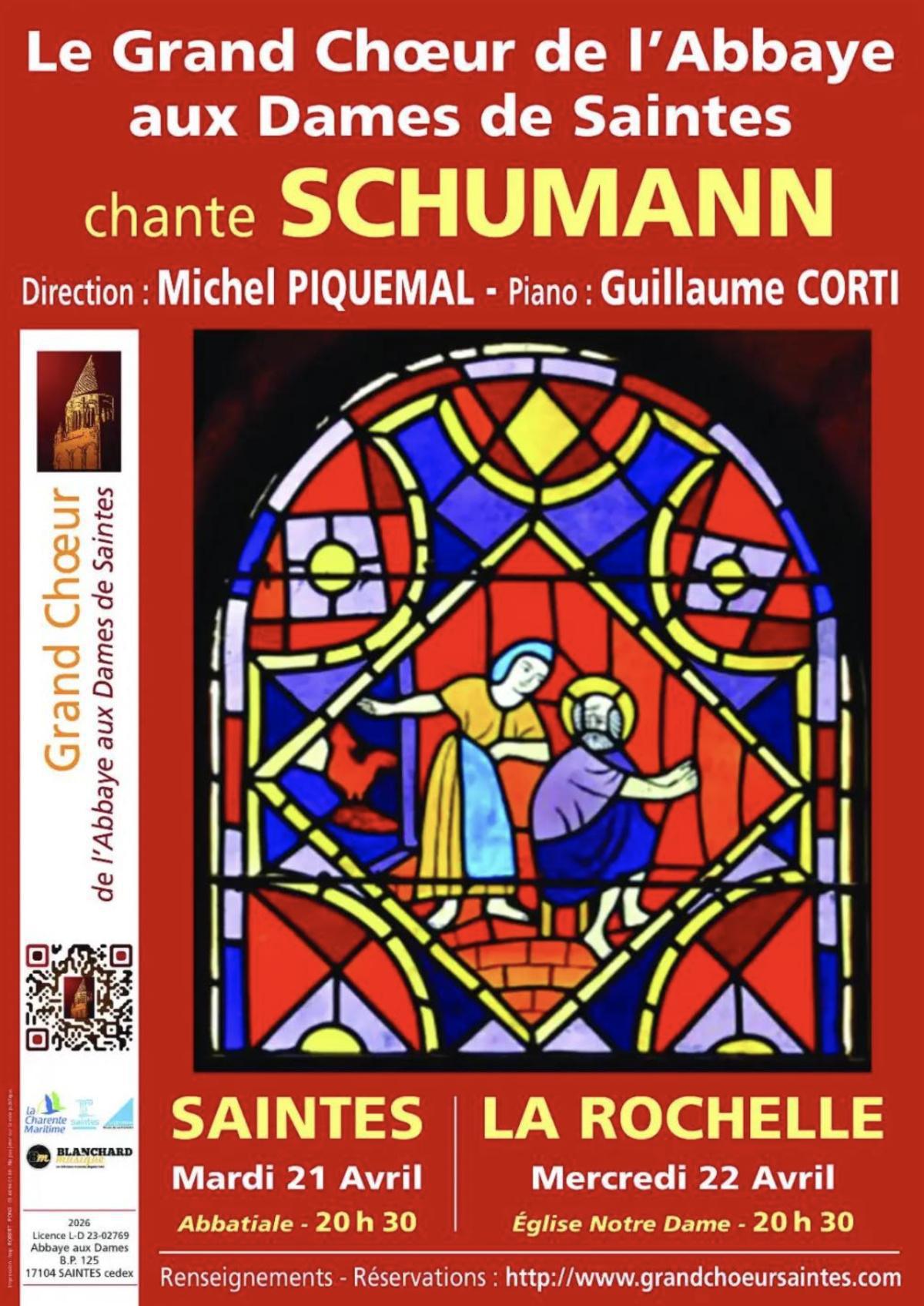 Le Grand Chœur chante Schumann à l'Église Notre-Dame