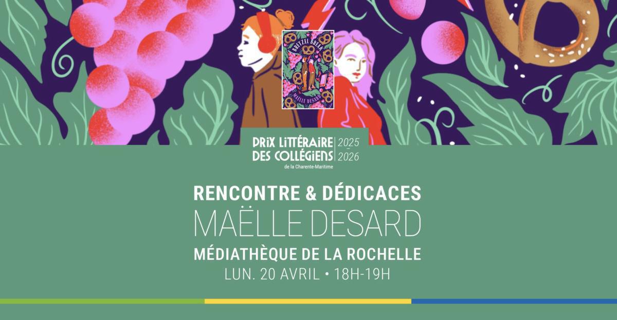Rencontre avec Maëlle Desard à la Médiathèque de La Rochelle