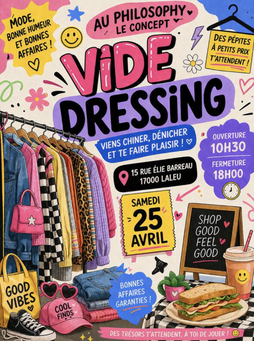 Vide dressing au Philosophy le concept Vide dressing au Philosophy le concept