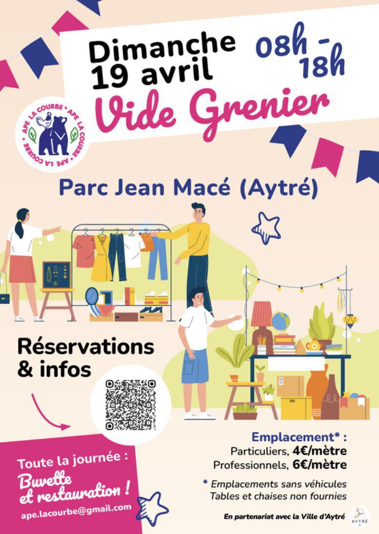 Vide-grenier au Parc Jean Macé à Aytré Vide-grenier au Parc Jean Macé à Aytré
