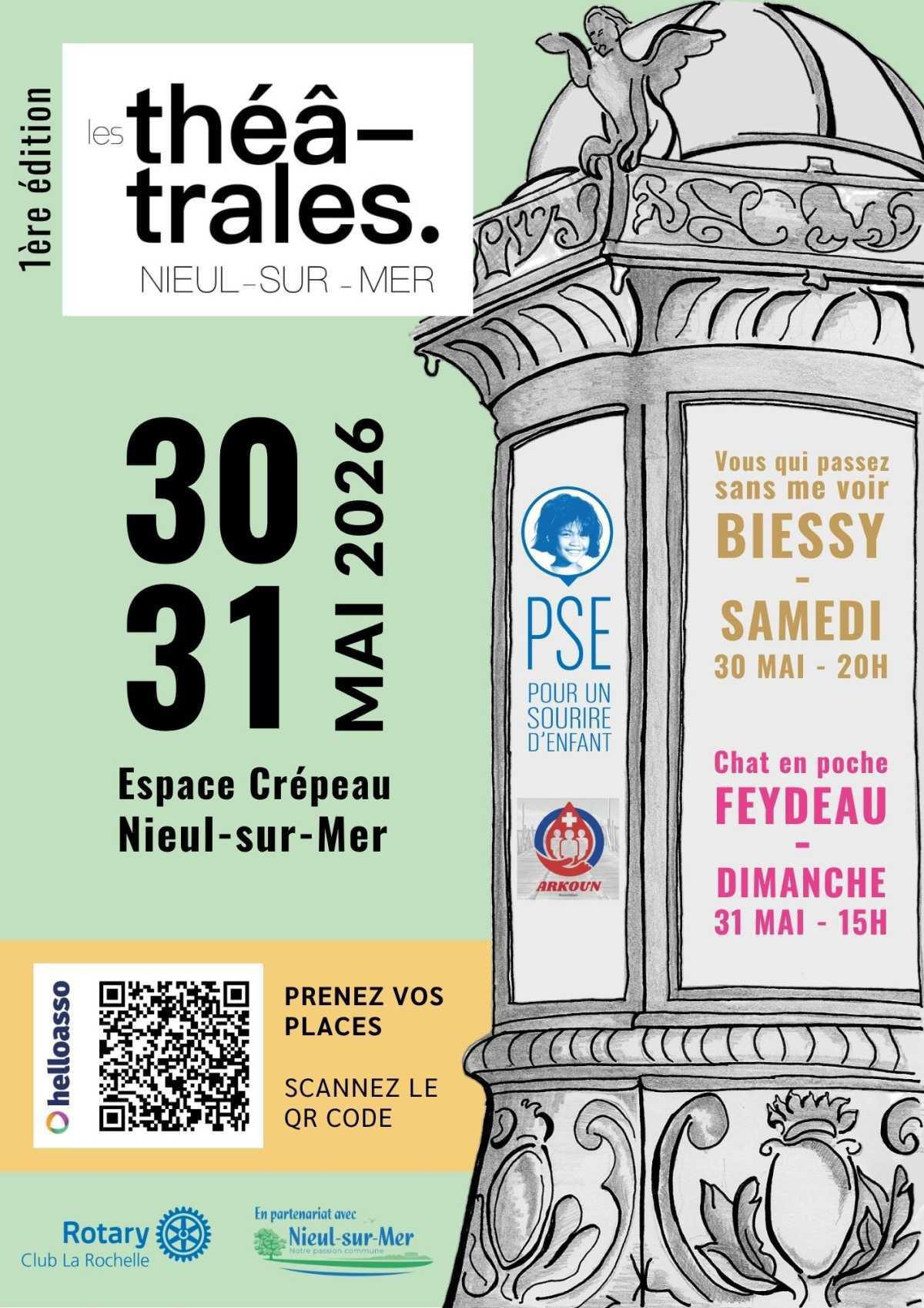 ⭐️ Les Théâtrales de Nieul-sur-Mer (1ère édition)
