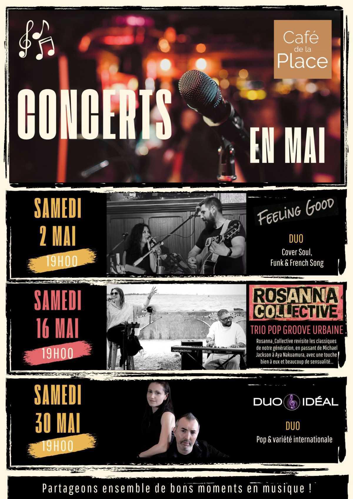 ⭐️ Les rendez-vous Soul & Funk de Mai au Café de la Place