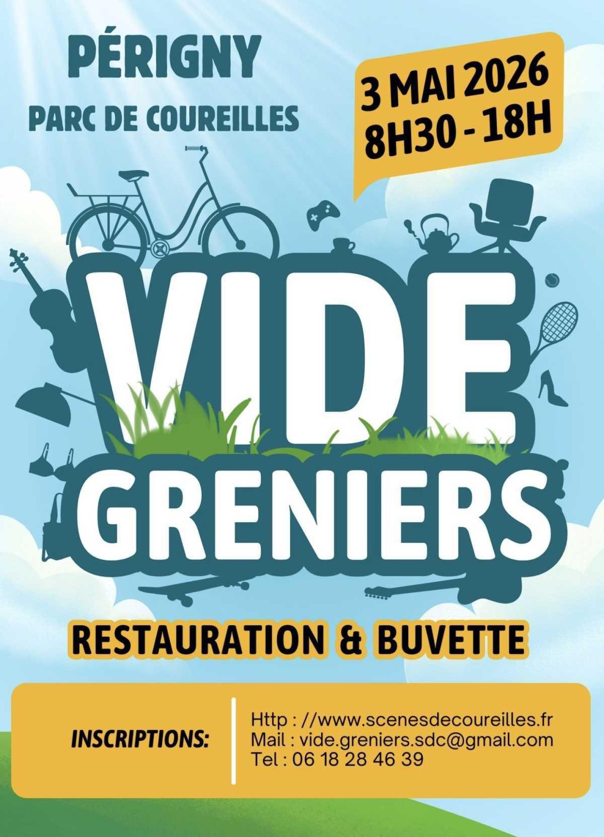 Vide-greniers au Parc de Coureilles de Périgny Vide-greniers au Parc de Coureilles de Périgny