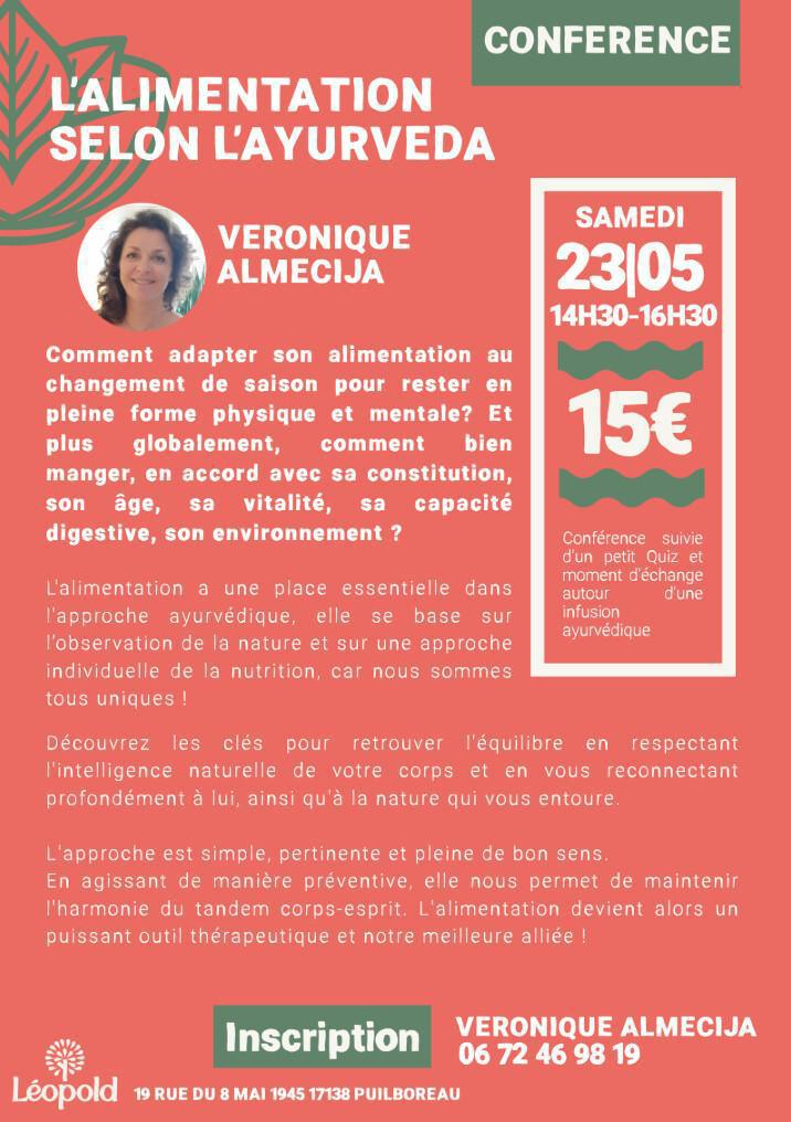 ⭐️ Conférence : L'Alimentation selon l'Ayurveda ⭐️ Conférence : L'Alimentation selon l'Ayurveda
