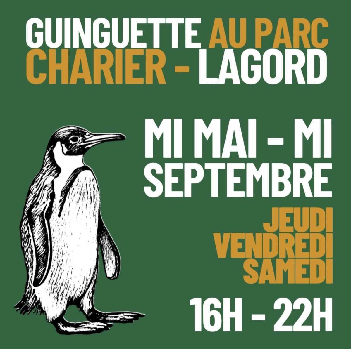 GUINGUETTE AU PARC CHARIER GUINGUETTE AU PARC CHARIER