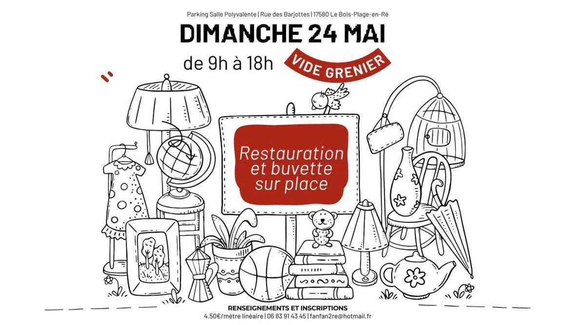 Brocante & Vide Grenier au Bois-Plage-en-Ré 