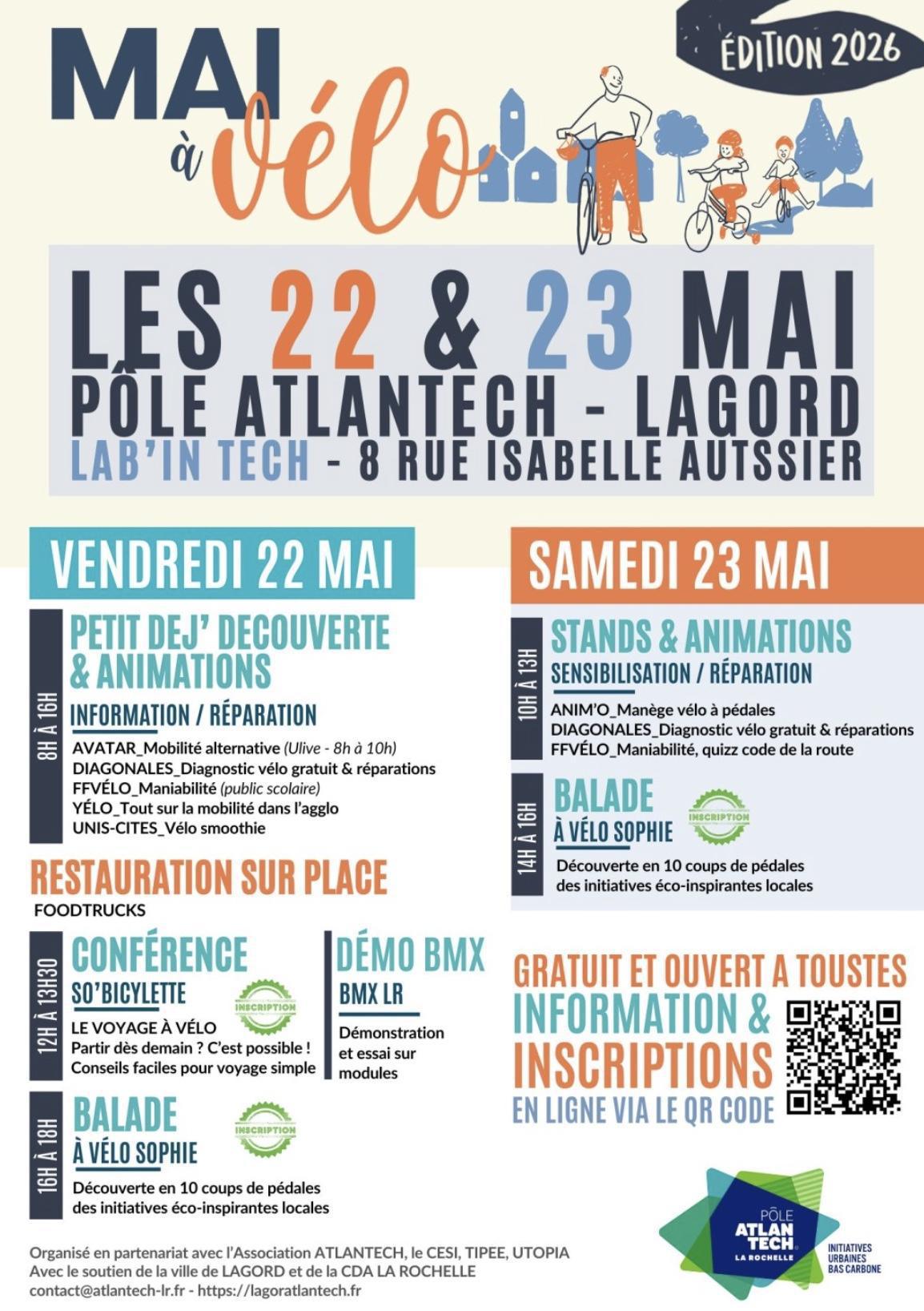 Mai à Vélo au Pôle Atlantech