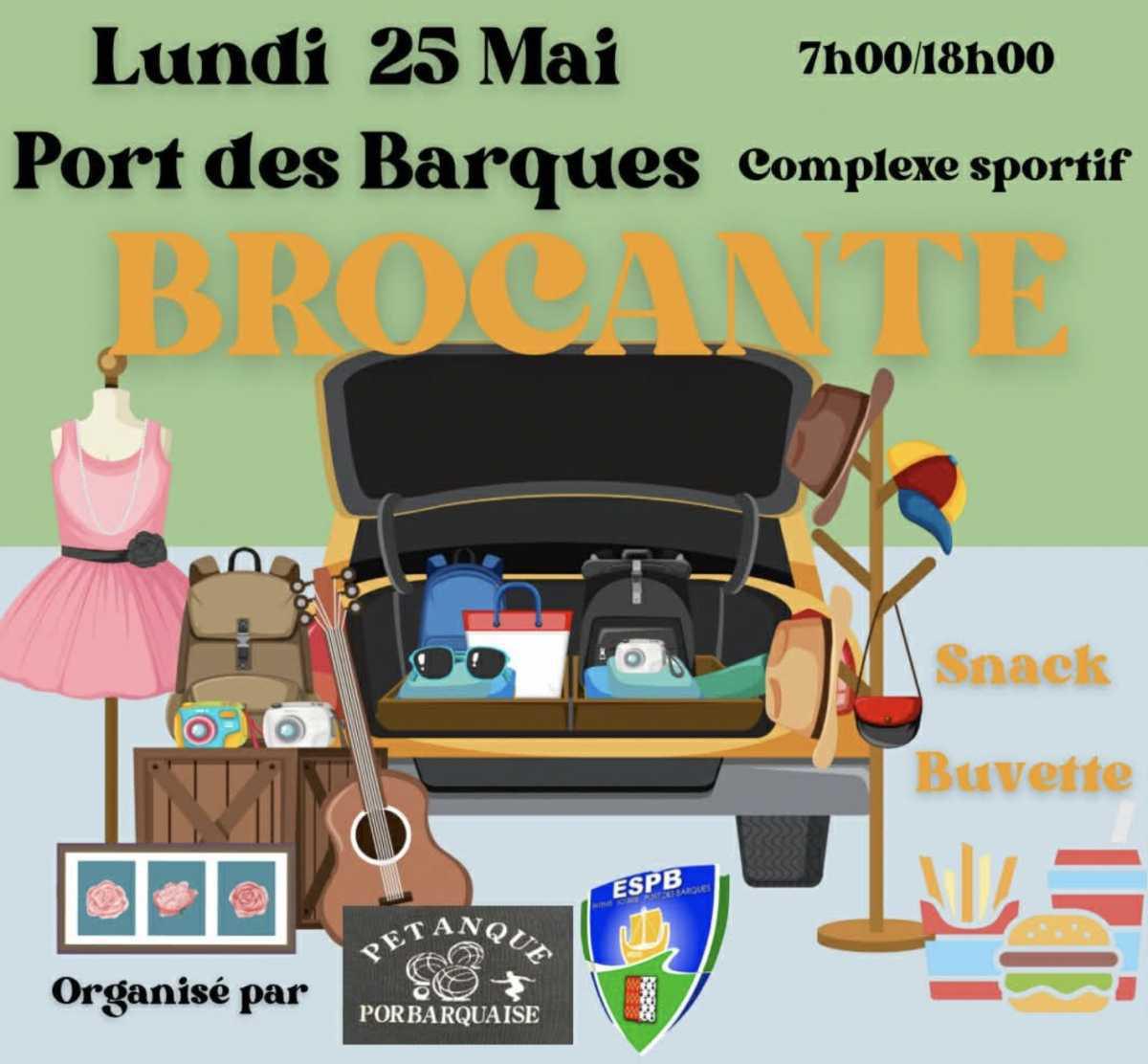 Brocante Vide Grenier au Complexe Sportif de Port-Des-Barques