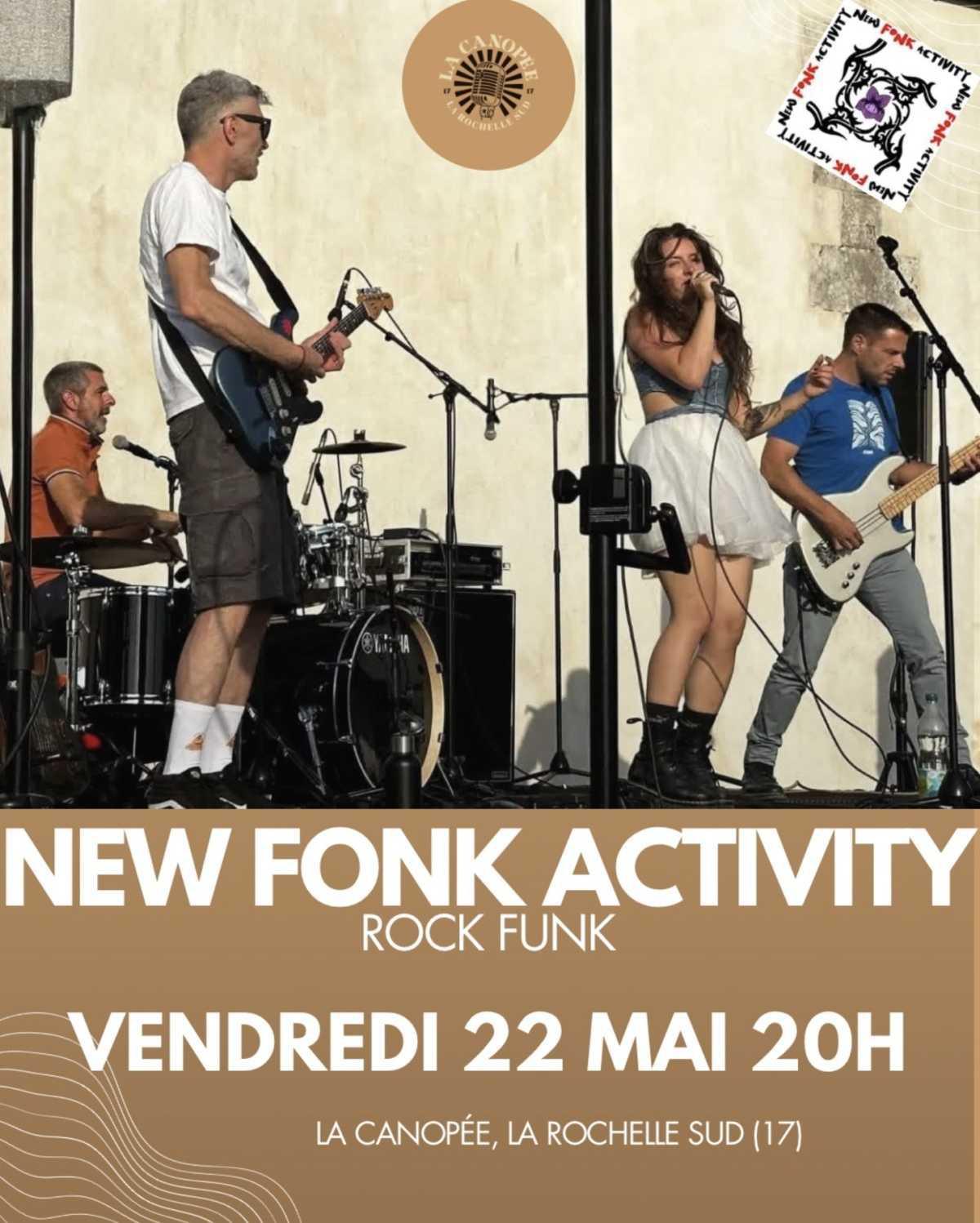 Concert New Fonk Activity à La Canopée