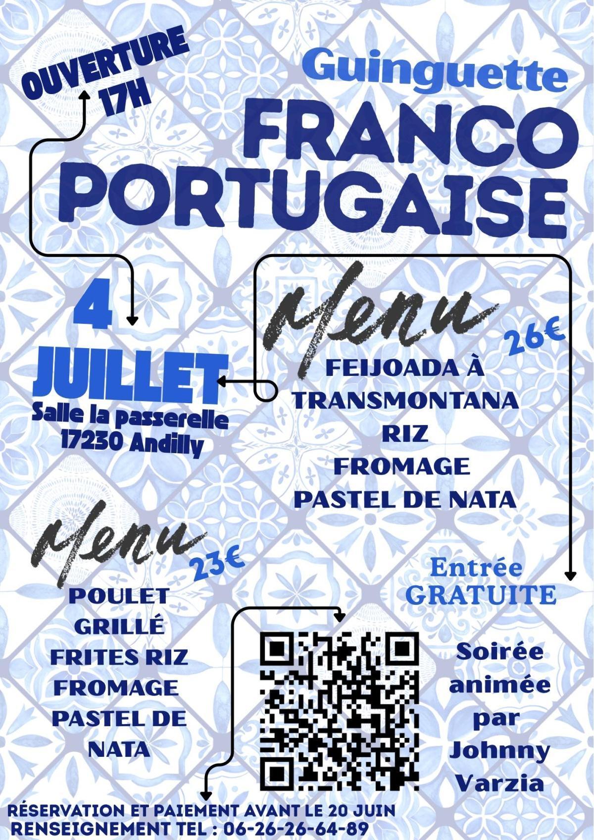 ⭐️ Guinguette Franco Portugaise à Andilly ⭐️ Guinguette Franco Portugaise à Andilly